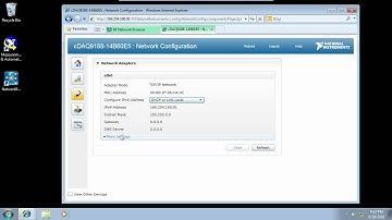 NI CompactDAQ Ethernet Chassis Web-Based Configuration Demo
