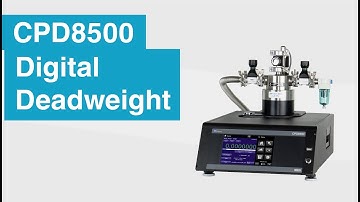 CPD8500 Digital Deadweight Tester Overview