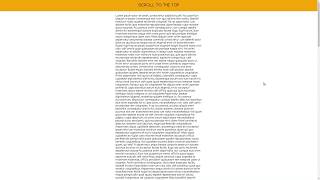 Scroll To the Top Using Vanilla JavaScript | Возвращение к верху страницы используя стандартный JS