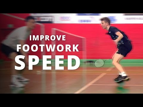 3 exercises to IMPROVE your QUICK FEET in your footwork | Basic Feather | Badminton tutorial