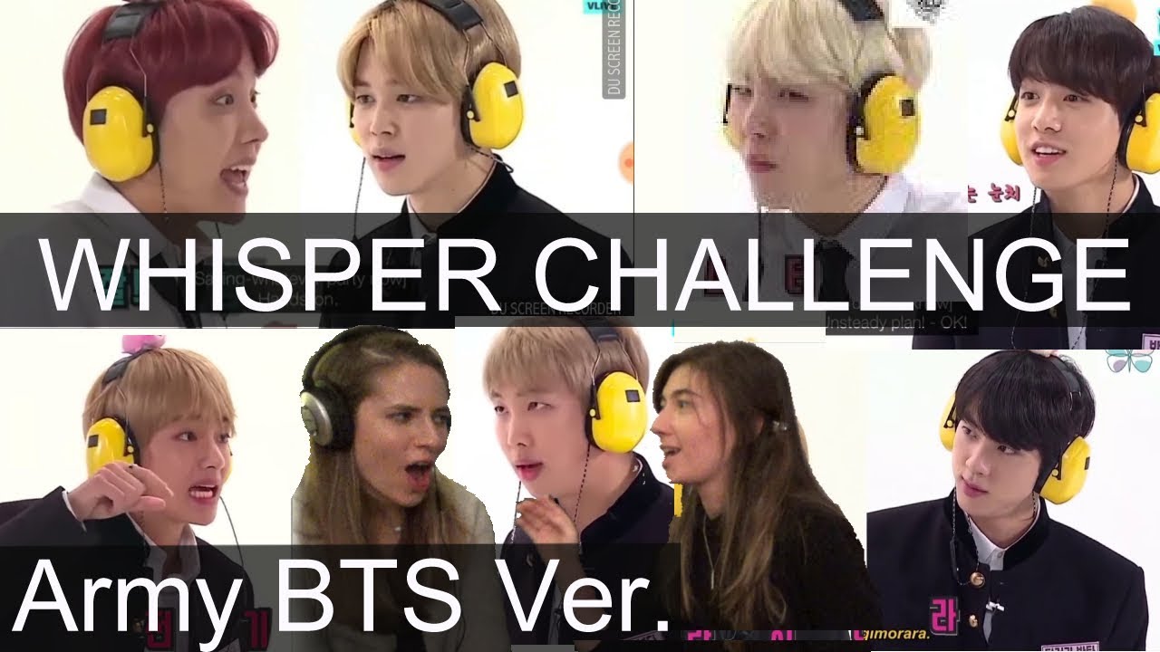 Army does BTS Whisper Challenge YouTube