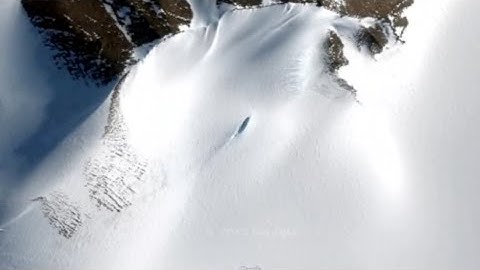 UFO Disk Shaped Spotted in Antartica with Google Earth - FindingUFO