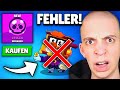 ACHTUNG! DIESE 10 FEHLER DARFST DU in BRAWL STARS NIEMALS MACHEN... 😰