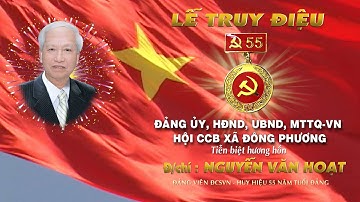 Lễ tang Cụ Nguyễn Văn Hoạt Đại Trà Phần 2