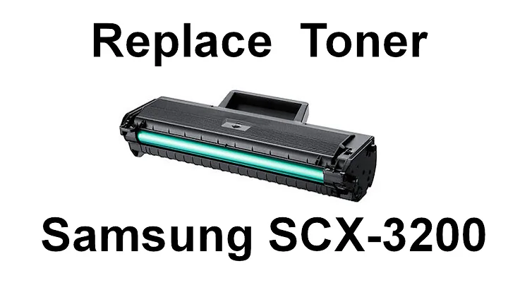 Samsung SCX-3200 Toner Cartridge Replacement