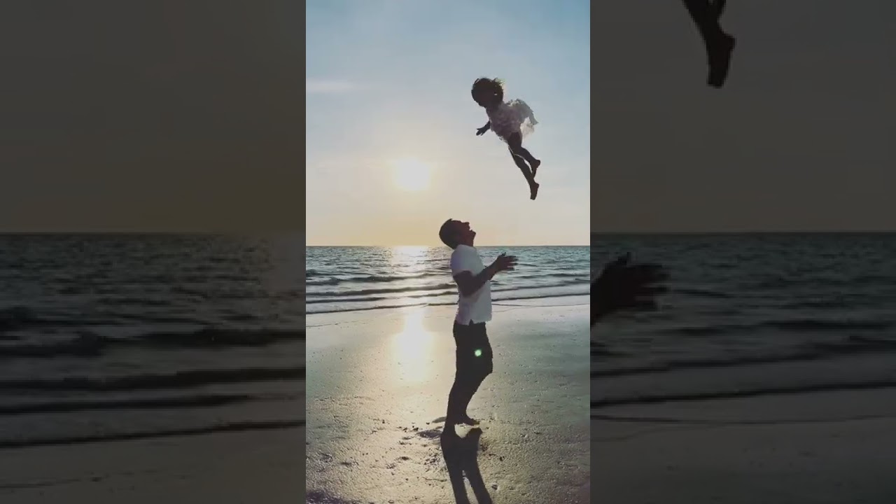 Daddy's little girl. Perfect shot! 