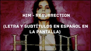 HIM - Resurrection (Lyrics/Sub Español) (HD)