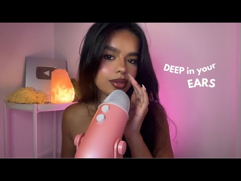 ASMR~ Super Upclose Whisper | Mouth Sounds | Trigger Words | Air Tracing 😵‍💫