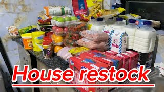 Supermarket runs//House restock//vlog//grocery haul//