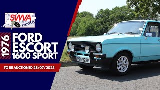 LOT 51 - Ford Escort 1600 Sport 1976 | SWVA 28th July 2023 Classic Car Auction