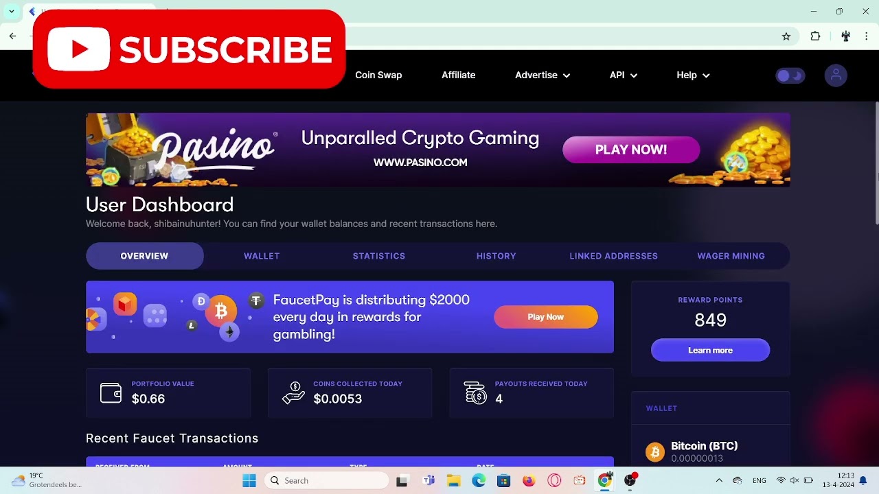 Instant payment USDT faucet FaucetPay + Free Daily Coupon Code