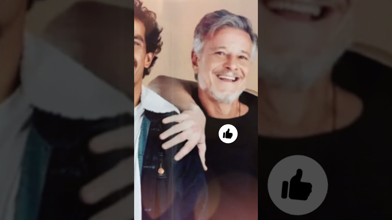 Marcello Novaes posa com os filhos Pedro e Diogo