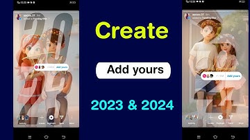 How to Create thanks 2023 & 2024 add yours story template on Instagram | Hello 2024 Add Yours
