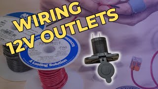 Wiring 12V Outlets In our Ford Transit DIY Campervan (Full Tutorial)