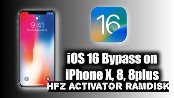 HFZ activator Ramdisk perfect bypass iPhone 6S up to X and Cellular iPads iOS15 & 16