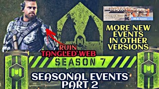 CALL OF DUTY MOBILE | SEASON 7 SEASONAL EVENTS PART 2 | MORE EVENTS IN OTHER VERSIONS | AND MORE...