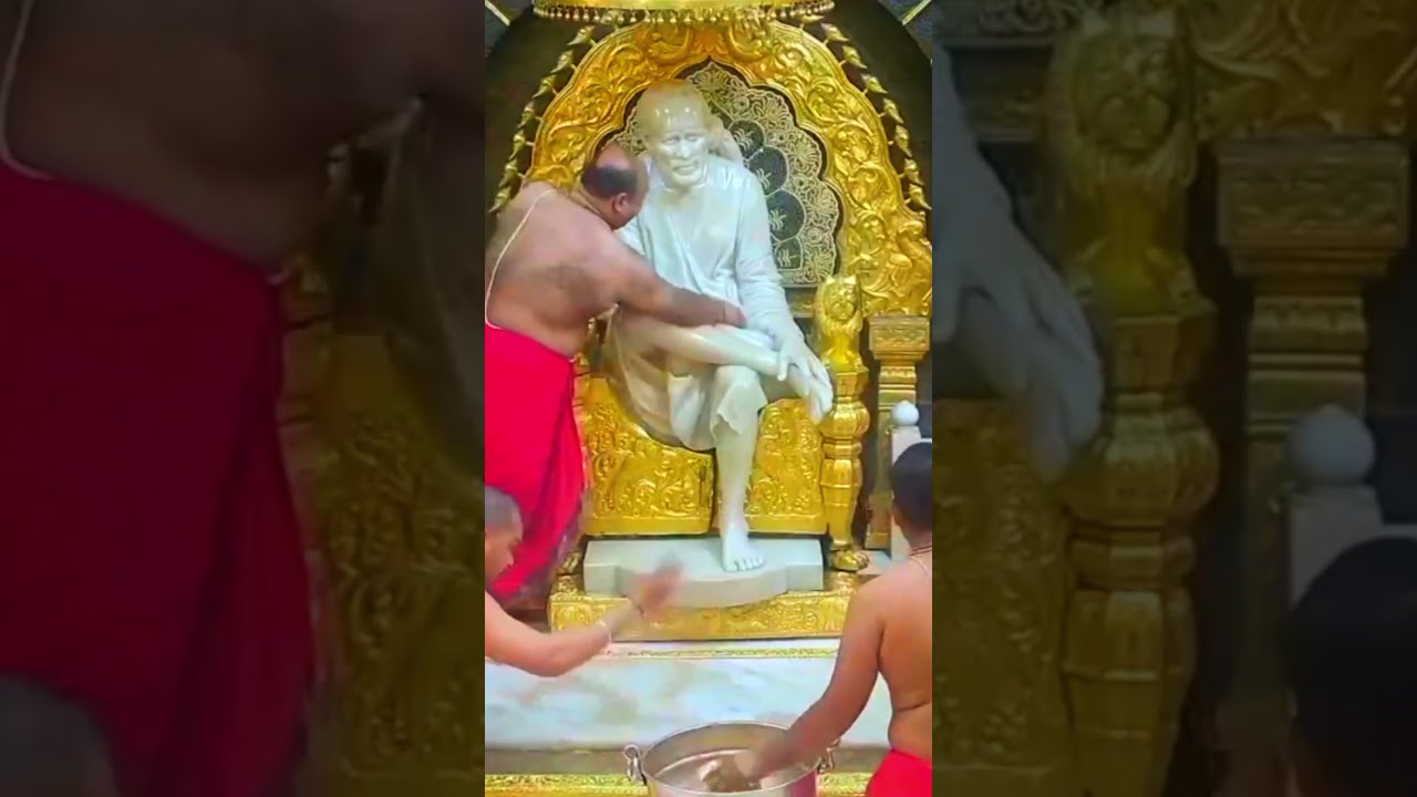 Shri SaiBaba MangalSnan Saibaba Therealsoulshirdisai Shirdi Shorts Short Omsairam Shirdisaibaba