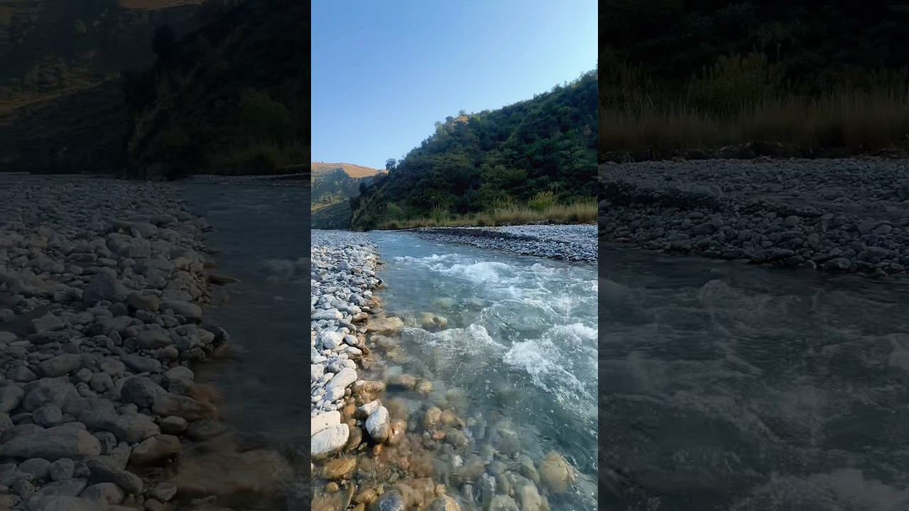 Lora Hazara KPK | Scenic River and Mountain Views 🌄”