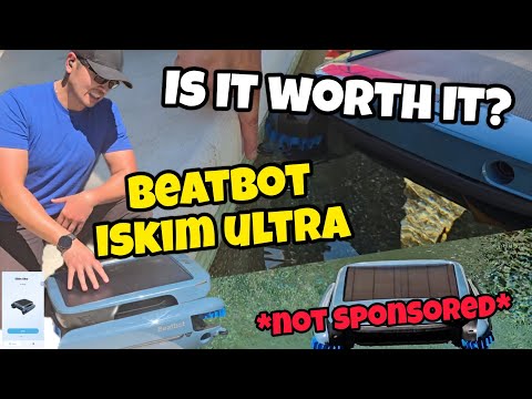 Беспроводной робот-пылесос для бассейна Beatbot iSkim Ultra для зеркала воды, видео 2