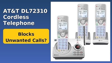 REVIEW (2025): AT&T DL72310 Cordless Telephone. Features.