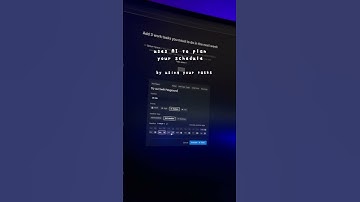 an app that uses AI to schedule your day!