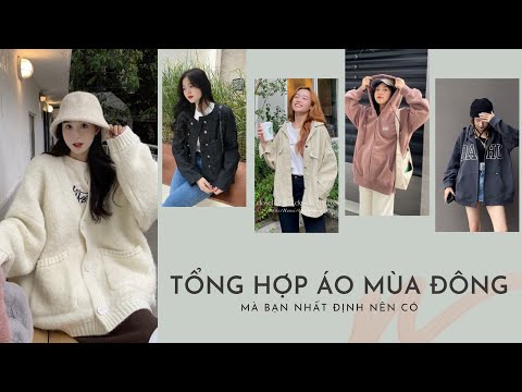 Video [Shopee haul] Tổng hợp những mẫu áo đông xinh xắn - youtube
