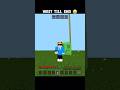 Surprise in end 😂 #minecraft #mlgclutch #gaming #clut #clutchmovements #cutebaby #ytshorts #viral