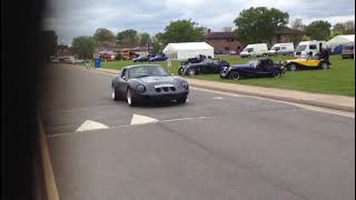 Tribute Automotive MX250 leaving kit car show.