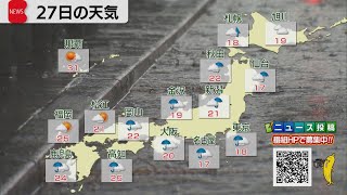 5月27日の天気