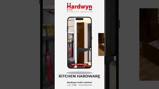 Hardwyn Kitchen Hardware 2 Tier Glass Bottle Pull Out