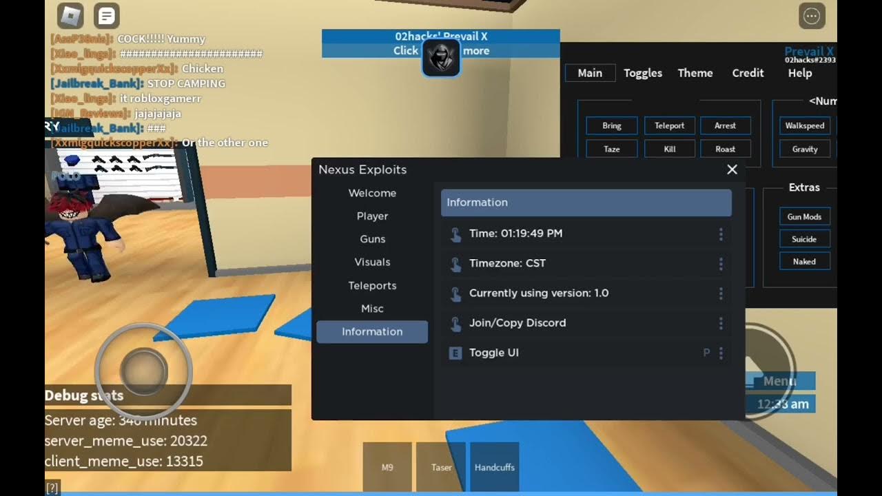 Roblox Fe Script Showcase (Nexus Hub) - YouTube