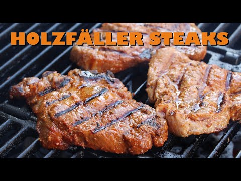 HOLZFÄLLERSTEAKS selber marinieren NIE WIEDER DISCOUNTER SCHROTT- deutsches BBQ-Video 0815BBQ