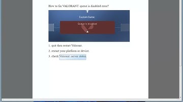 Fix VALORANT queue is disabled error