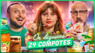On devine 29 compotes avec Marine (c’est notre âme sœur)