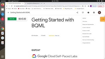 Getting Started with BQML | GSP247