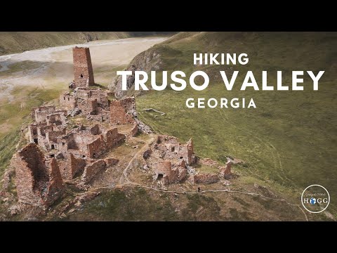 Hiking Truso Valley in Kazbegi, Georgia