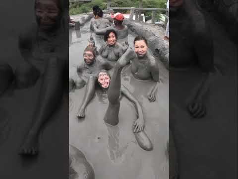 Mud volcano in Colombia #shorts #cartagena