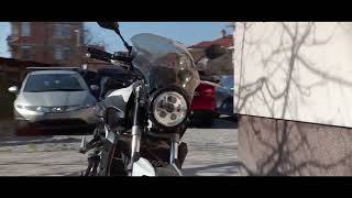 Yamaha mt 07 Custom - classic motorcycle - travel friendly