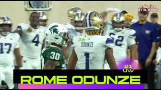 Rome Odunze: Market Athletes #3 Available WR in the 2024 NFL Draft