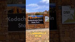 Exploring Kodachrome Basin State Park in Cannonville, Utah #fyp #shorts #short #travel #utah