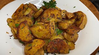 Roasted Potatoes, Herb Garlic Butter Roasted Potato Recipe. Quick & Easy!