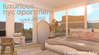 nyc luxurious apartment | roblox bloxburg speedbuild ➛
