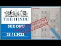 How to Solve 2 Star Hindu  Sudoku Nov 28,  2022 -  Step By Step Solution