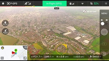 1200 feet with DJI Phantom 3 standard with ARGtek mod