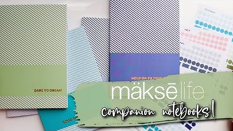 REVIEW: MakseLife Companion Notebooks!