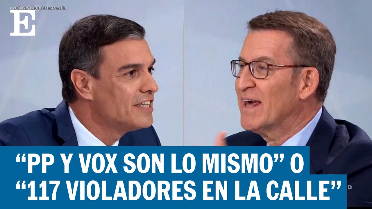 DEBATE | Las perlas del cara a cara entre Sánchez y Feijóo ante las elecciones del 23J | EL PAÍS