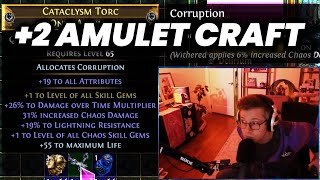 How To Craft +2 Chaos DoT Amulet | PoE 3.20