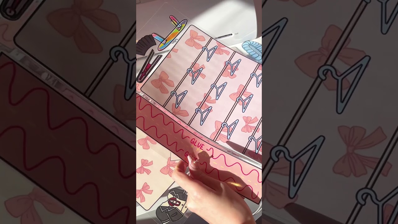 Cute and aesthetic Paper Doll House kids craft tutorial