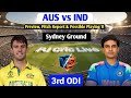 Aus Vs Ind 3rd ODI Preview &amp; Playing 11 | Sydney Cricket Ground Pitch &amp; Whether Report
