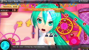 Project Diva F2nd - Edit Play- The edit mode song (PERFECT)